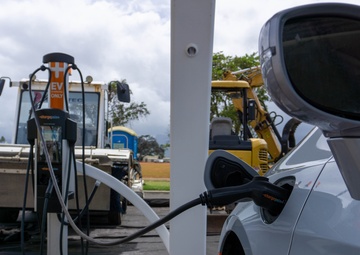 MCBH Installs First Solar Powered Z.E.V. Charging Stations