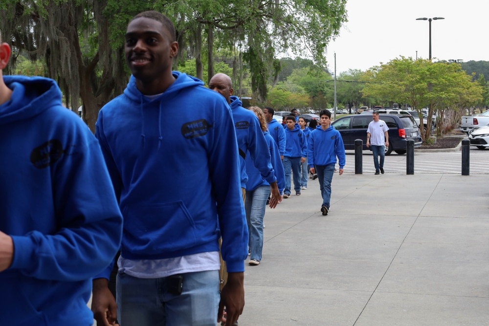 JROTC visits MCAS Beaufort