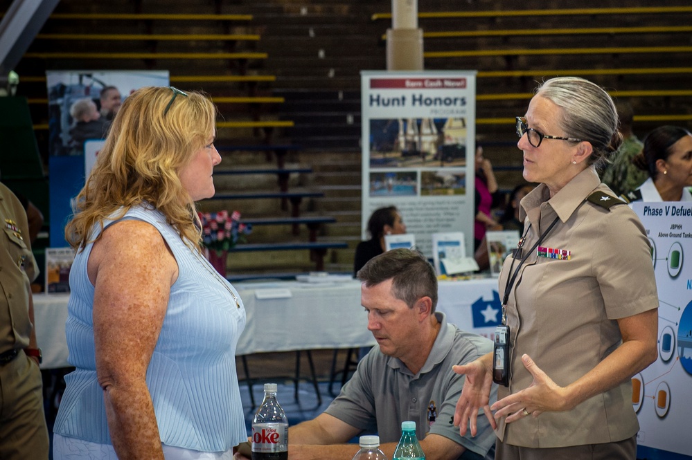 JBPH-H hosts an information fair on recent updates at Red Hill Bulk Fuel Storage Facility (RHBFSF)