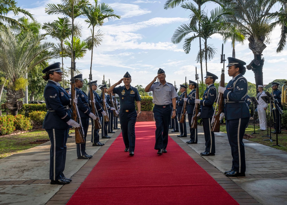 Royal Thai Air Force Commander in Chief visits PACAF