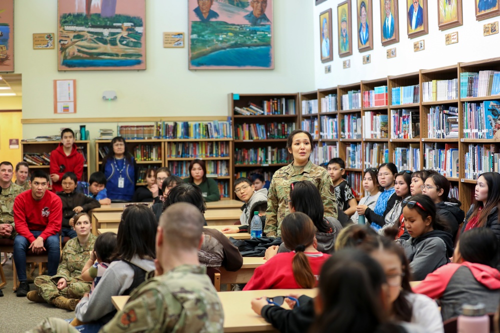 Alaska National Guard recruiting visits St. Mary's