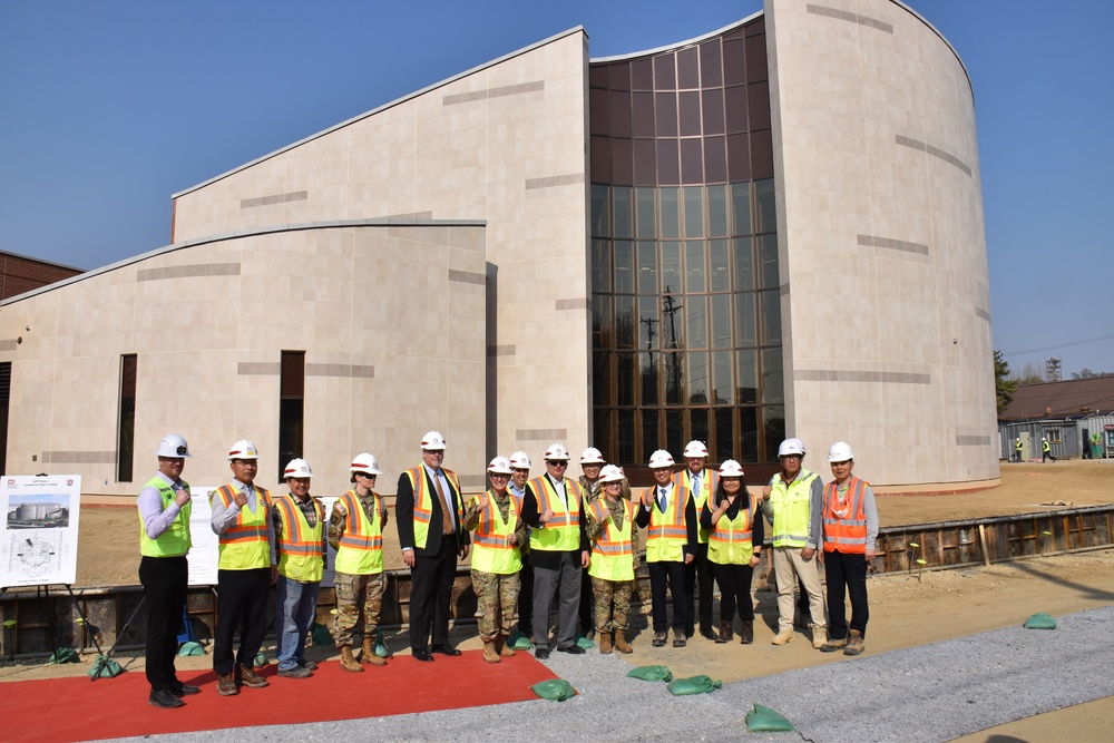 Acting Principal Deputy Assistant Secretary of Defense for Installations tours chapel on Osan Air Base