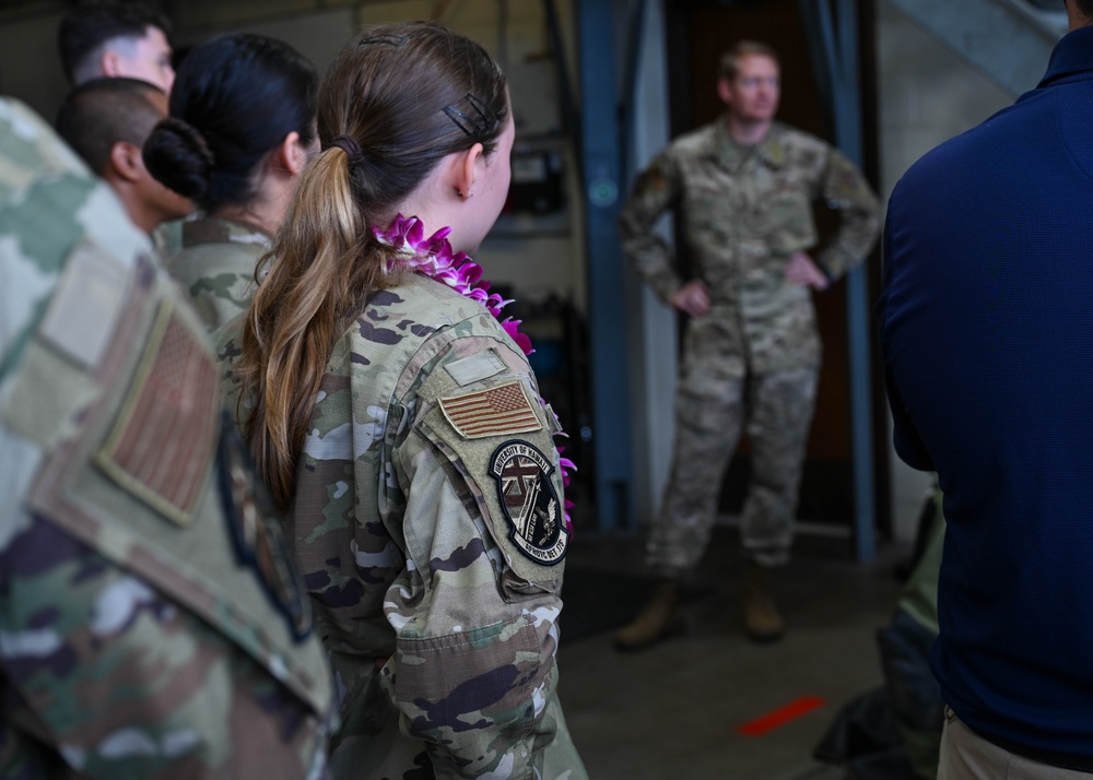 UH AFROTC Det. 175 Visits Hickam Field