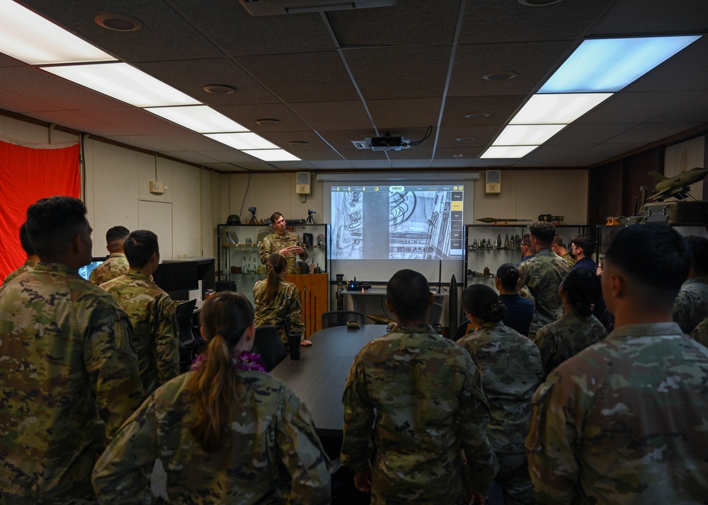 UH AFROTC Det. 175 Visits Hickam Field