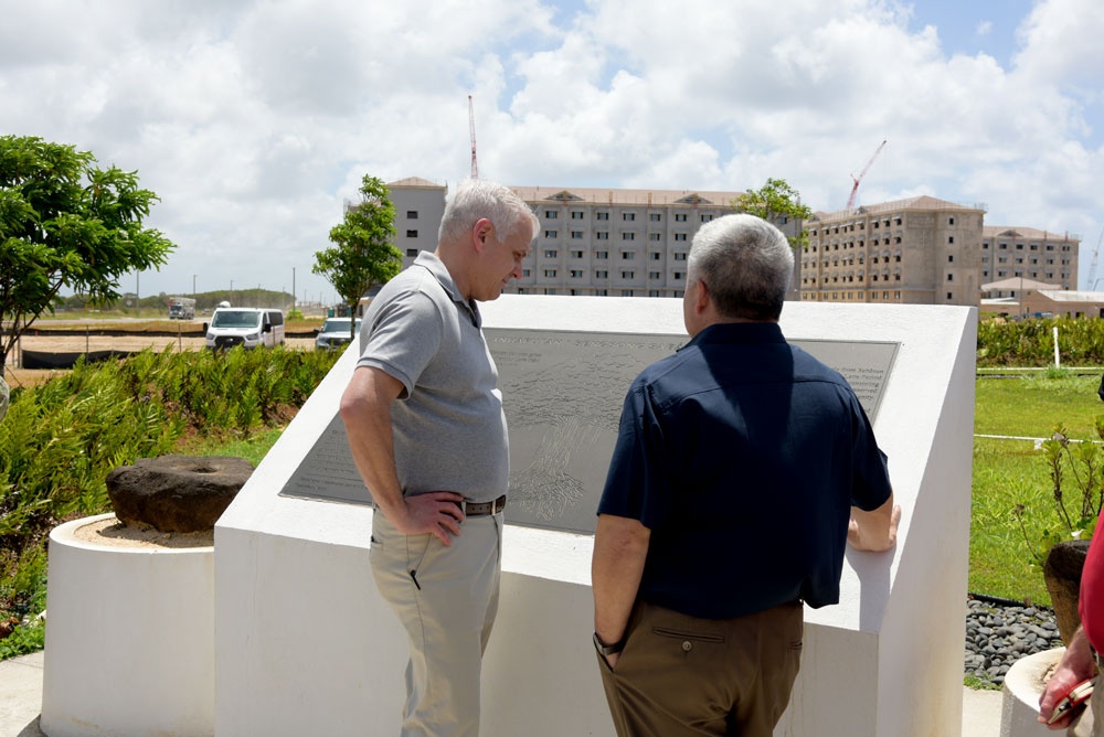 The Assistant Secretary of Defense Explores Cultural Sites on Marine Corps Base Camp Blaz