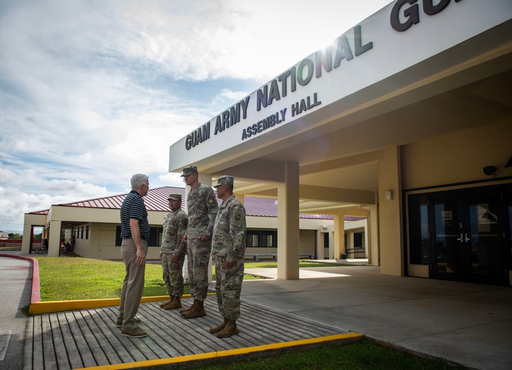 The Assistant Secretary of Defense Visits Guam National Guard