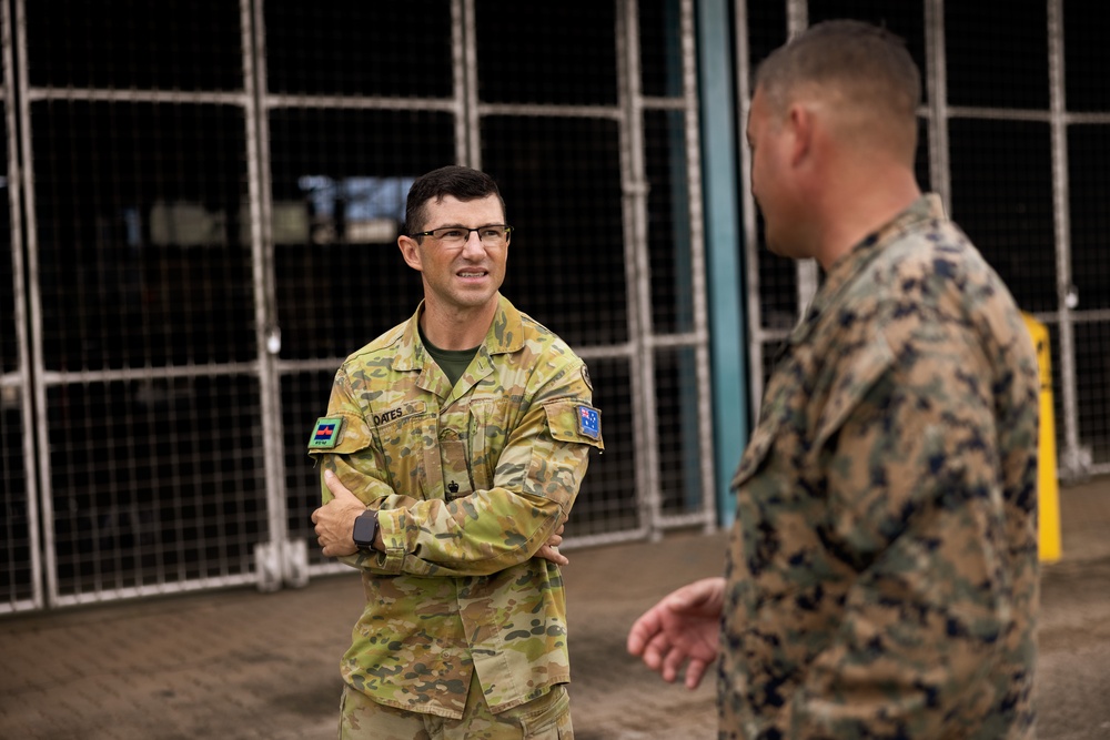 U.S. Marines and Australian Army soldiers participate in dry-fire drills