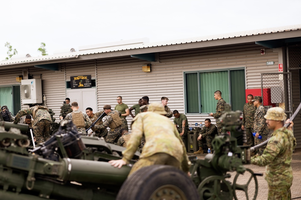 U.S. Marines and Australian Army soldiers participate in dry-fire drills