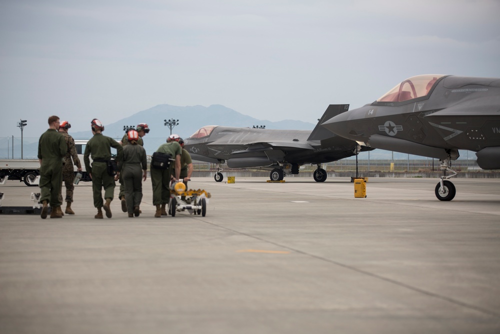 Day and Night ops: Bats arm F-35s