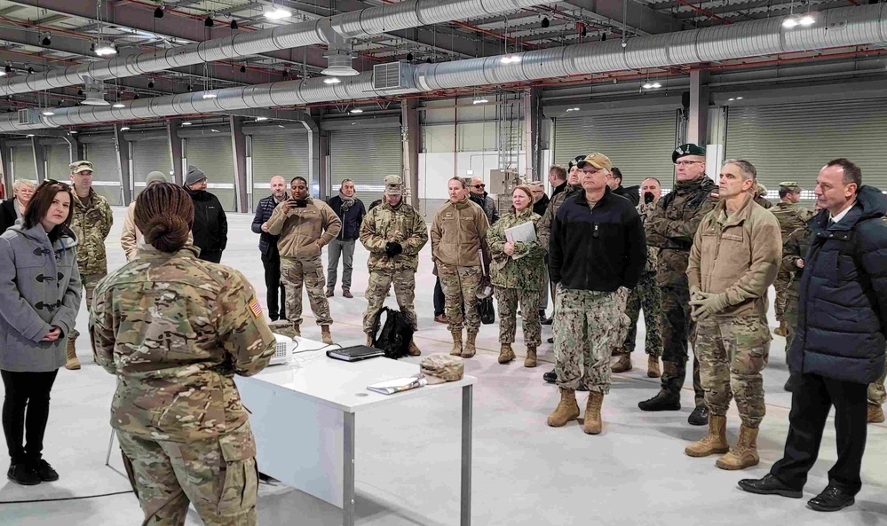 405th AFSB commander provides distinguished visitors, leaders with tour of LTESM-C
