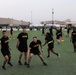 ASG-KU Soldiers conduct morning PT, April, 2023