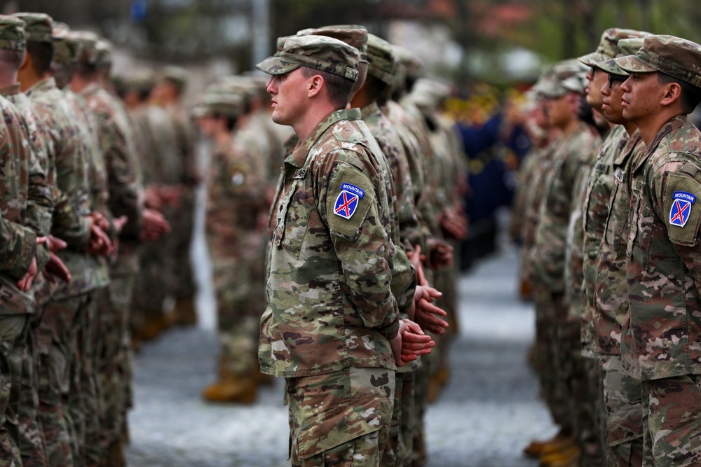 101st ABN/10th MTN TOA Ceremony