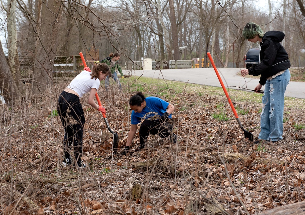 Wright-Patt partners with high school to plant seeds for sustainable future