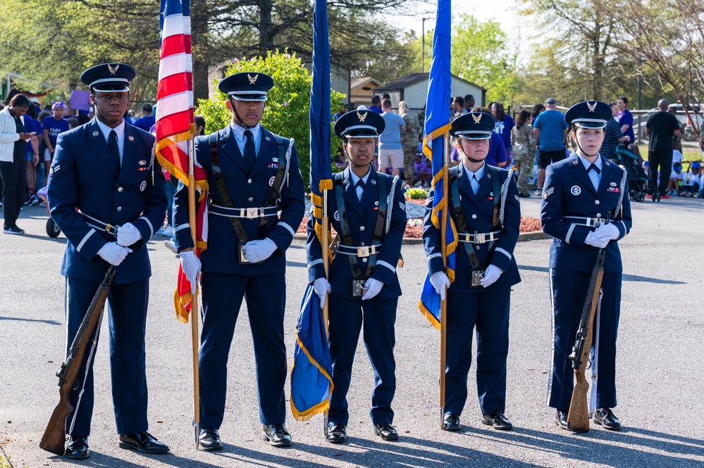 JBLE walks for Month of the Military Child