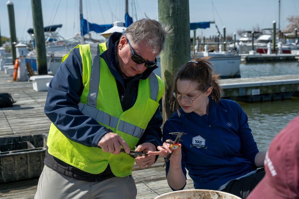 JBAB releases mussels to clean Potomac, Anacostia Rivers