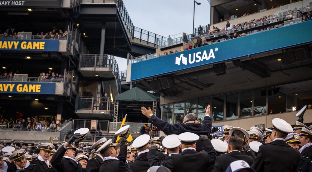 SECNAV Attends 2022 Army-Navy Game