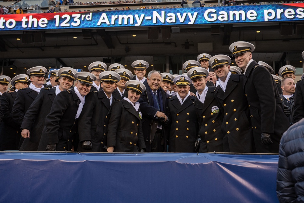 SECNAV Attends 2022 Army-Navy Game