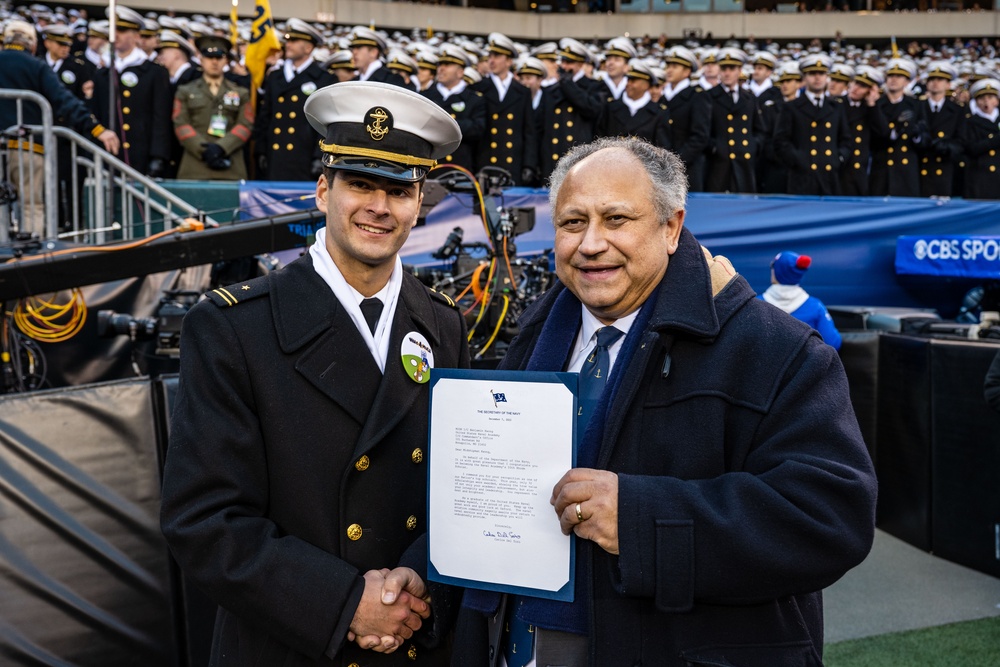 SECNAV Attends 2022 Army-Navy Game