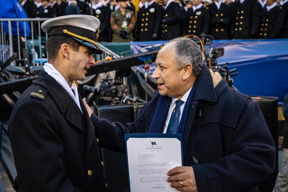 SECNAV Attends 2022 Army-Navy Game