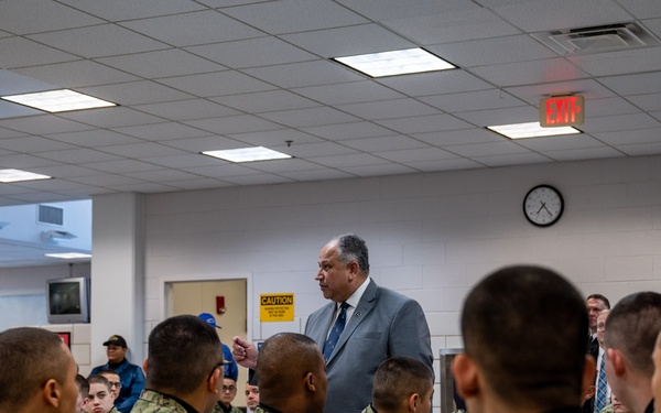 SECNAV Visits RTC Great Lakes