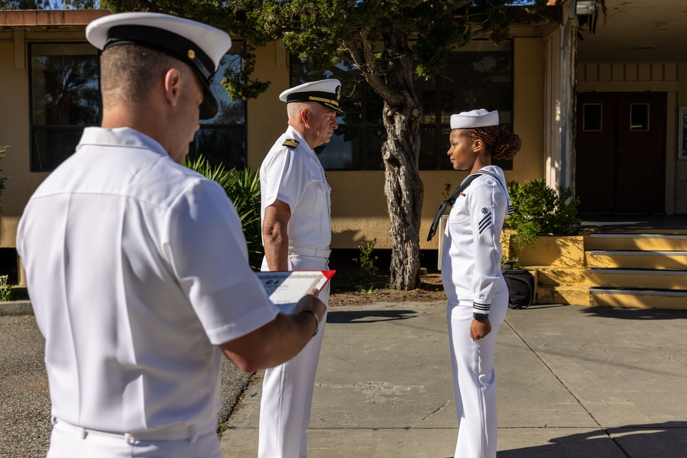 MCI-West Sailor wins Blue Jacket of the Quarter