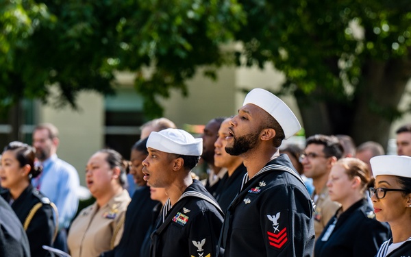 Pentagon Hosts U.S. Navy Birthday Celebration