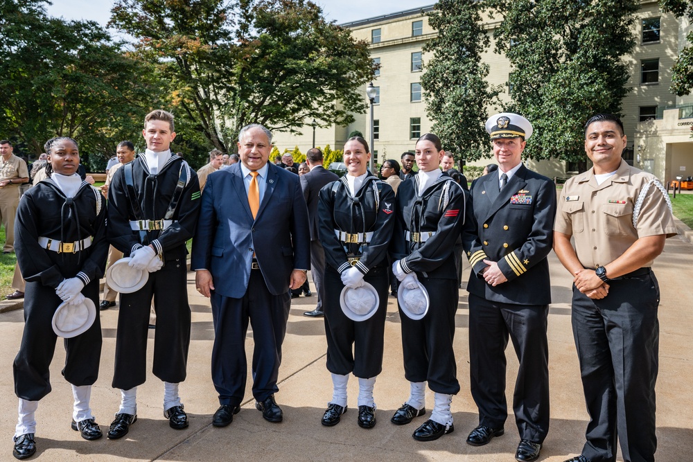 Pentagon Hosts U.S. Navy Birthday Celebration