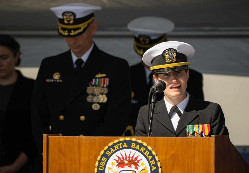 Naval Base Ventura County Hosts Commissioning of USS Santa Barbara (LCS 32) in Port Hueneme, California