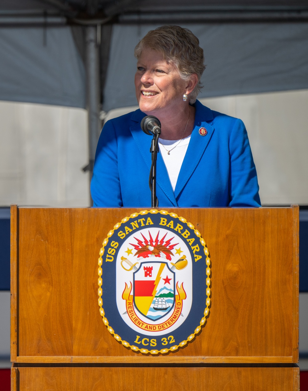 Naval Base Ventura County Hosts Commissioning of USS Santa Barbara (LCS 32) in Port Hueneme, California