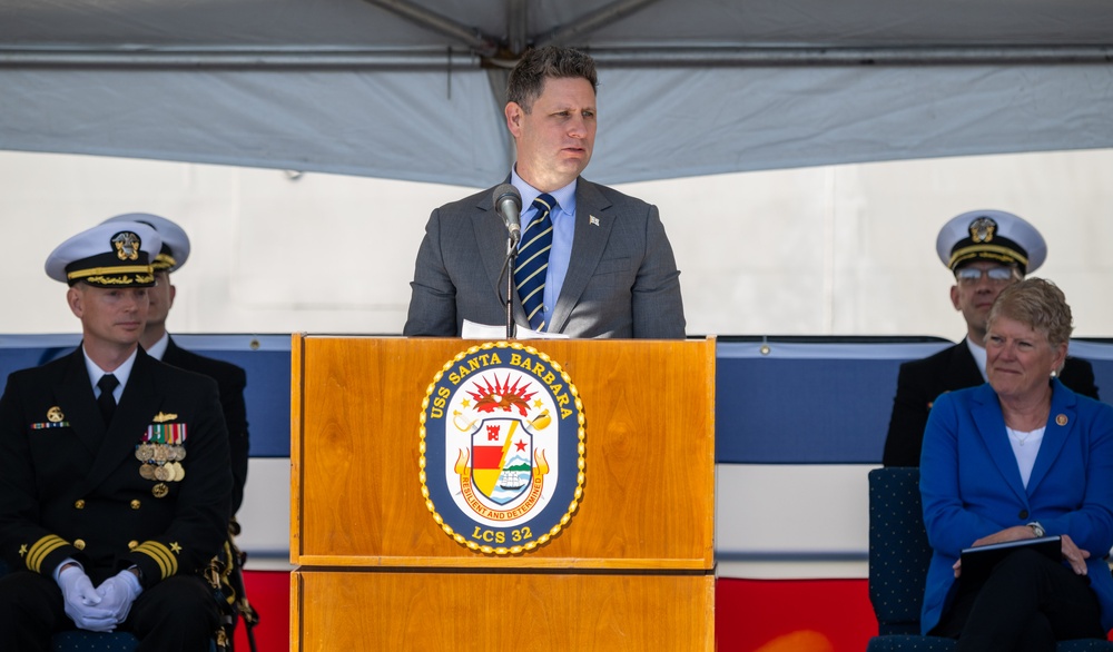 Naval Base Ventura County Hosts Commissioning of USS Santa Barbara (LCS 32) in Port Hueneme, California