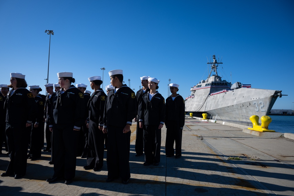 Naval Base Ventura County Hosts Commissioning of USS Santa Barbara (LCS 32) in Port Hueneme, California