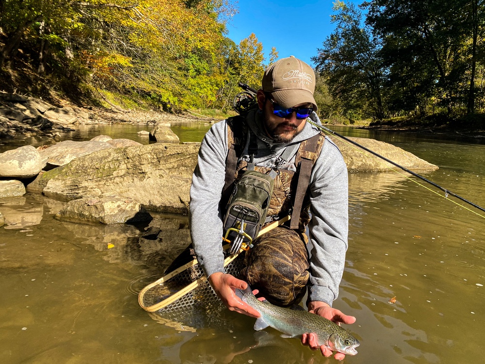 Fly-fishing on Shenango River