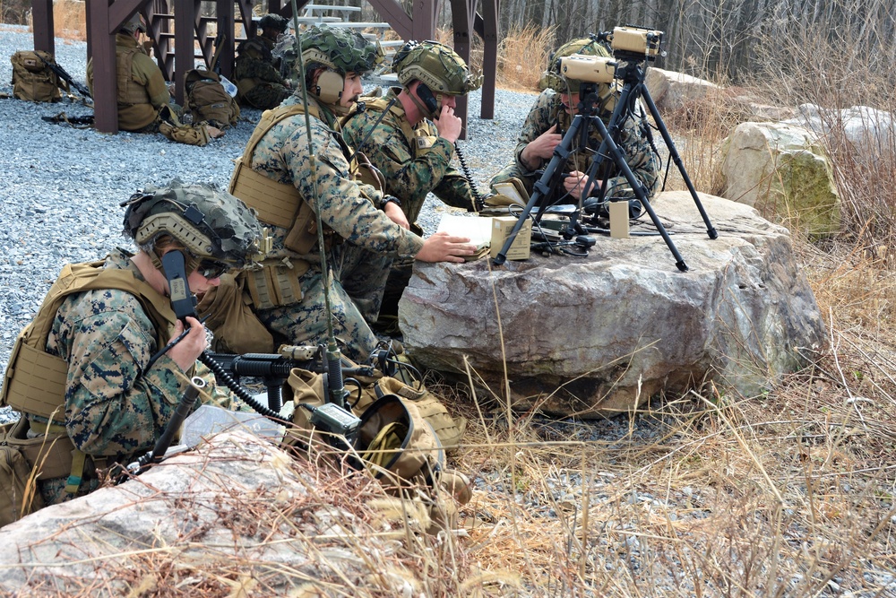 Marines train at Fort Indiantown Gap