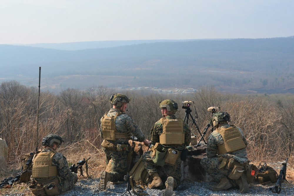 Marines train at Fort Indiantown Gap