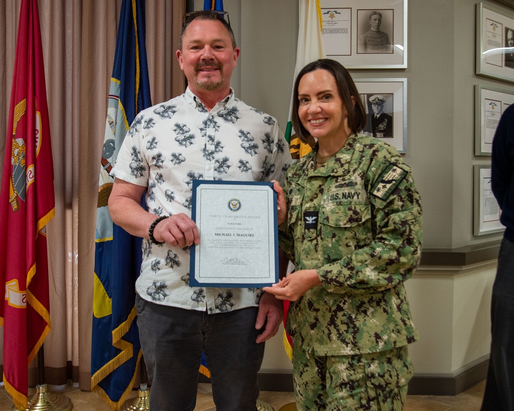 NMRTC San Diego recognizes Length of Service Awardees