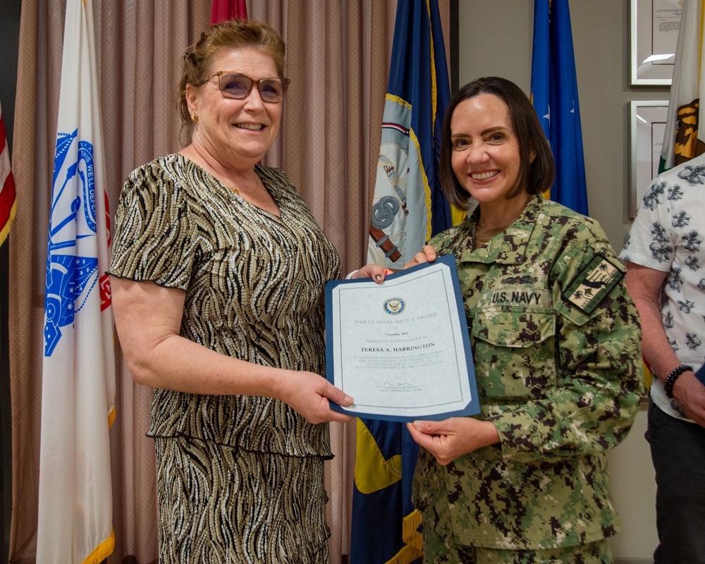 NMRTC San Diego recognizes Length of Service Awardees