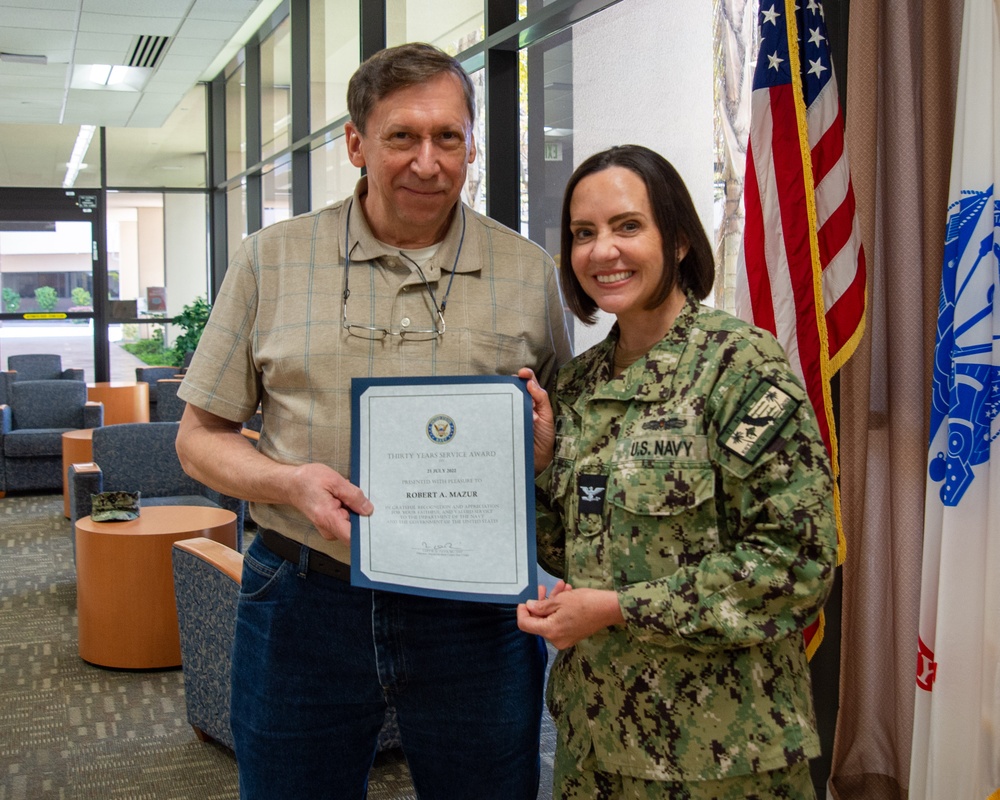 NMRTC San Diego recognizes Length of Service Awardees