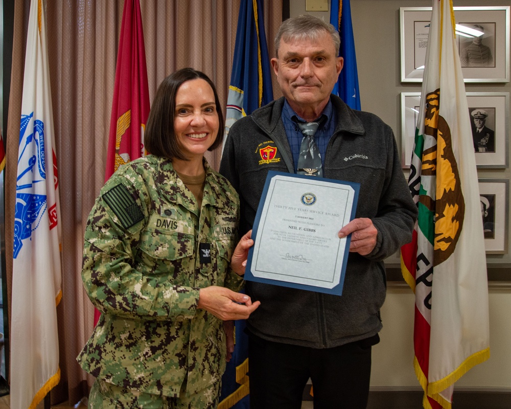 NMRTC San Diego recognizes Length of Service Awardees