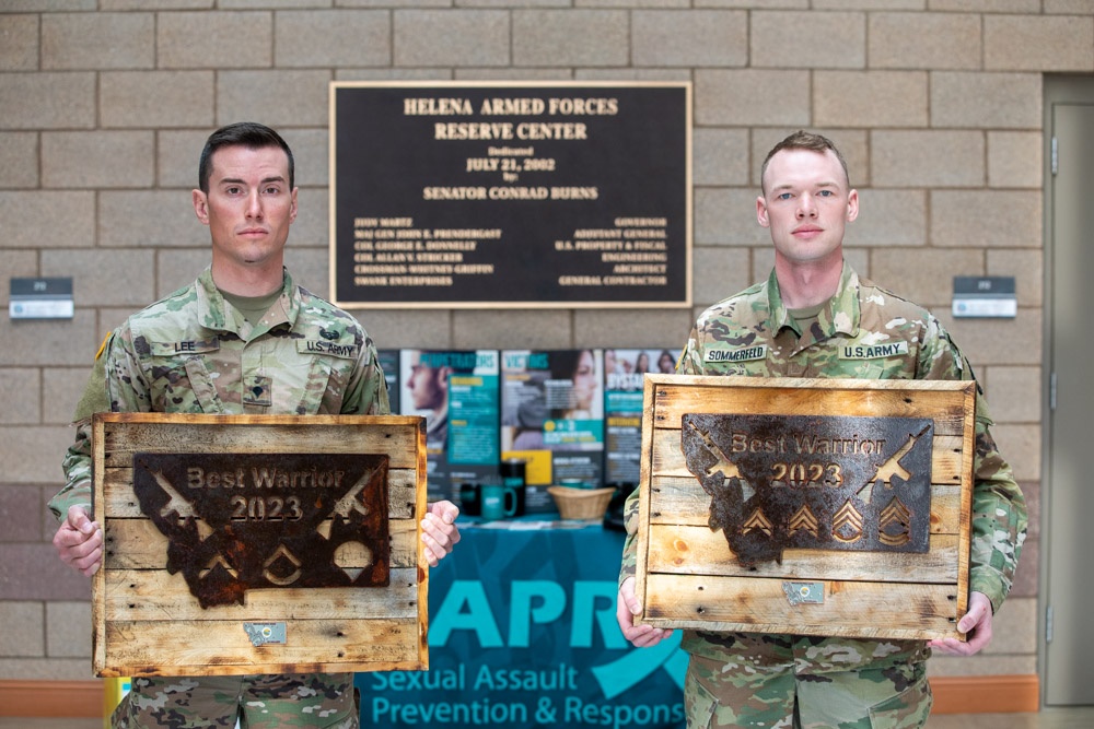 Congratulations to the winners of the Montana National Guard Best Warrior Competition