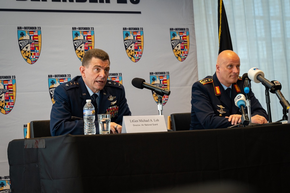 Lead With Air Power—ANG Top Leader Hosts Air Defender ‘23 Media Visit