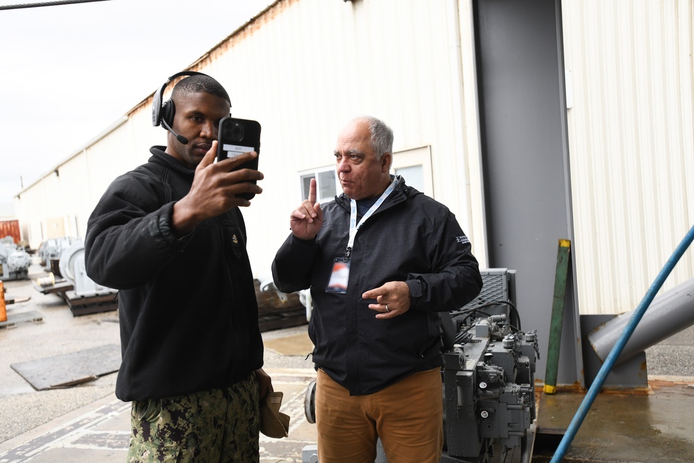 Naval Sea Systems Command’s Chief Technology Office (NAVSEA 05T) led the Repair Technology Exercise (REPTX) Distance Support