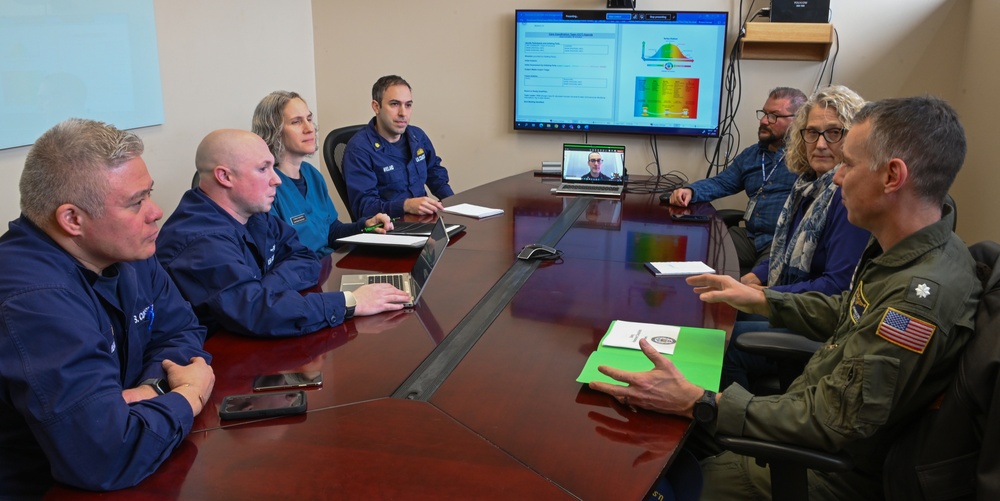 U.S. Coast Guard Base Kodiak personnel hold work-life meeting