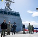 Distinguished Visitors Tour USS Santa Barbara (LCS 32) at Naval Base Ventura County