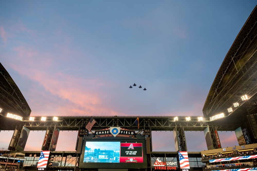 Luke AFB supports Diamondbacks' home opener