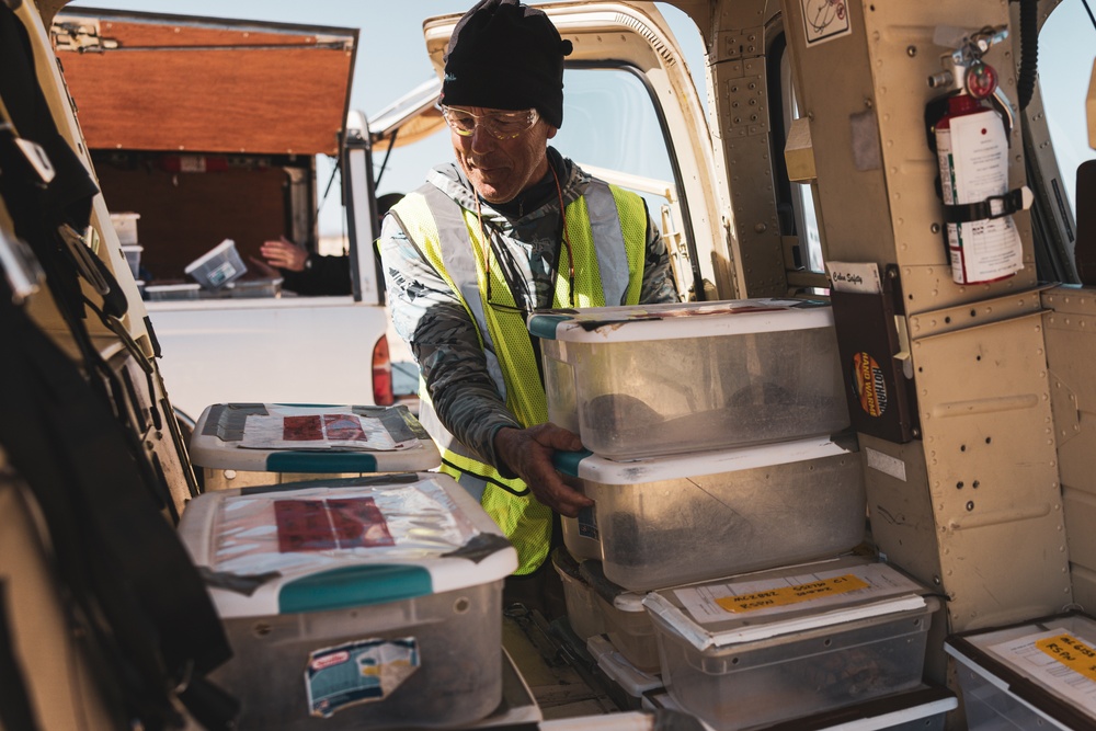 The Combat Center relocated 107 tortoises from the TRACRS facility back to the wild