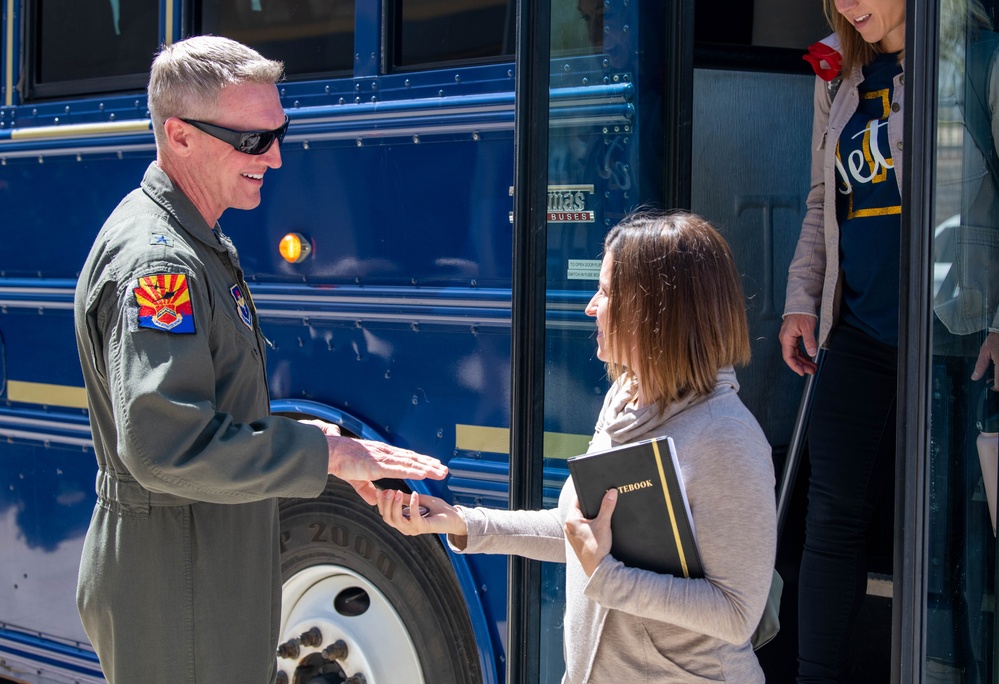 West Valley educators connect with Luke AFB Airmen