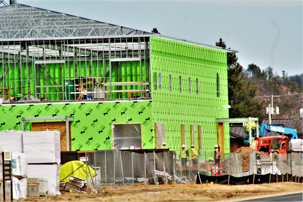 April 2023 construction operations of $11.96 million transient training brigade headquarters at Fort McCoy