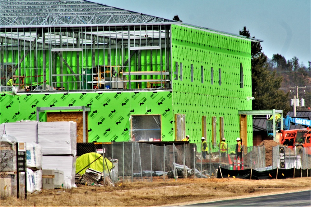 April 2023 construction operations of $11.96 million transient training brigade headquarters at Fort McCoy