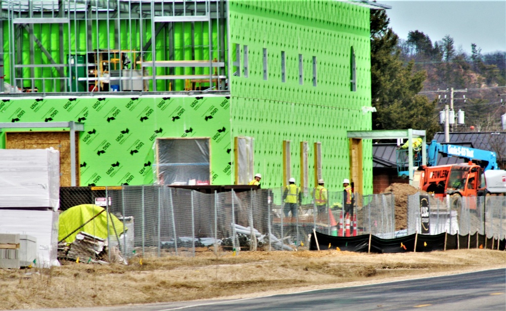 April 2023 construction operations of $11.96 million transient training brigade headquarters at Fort McCoy