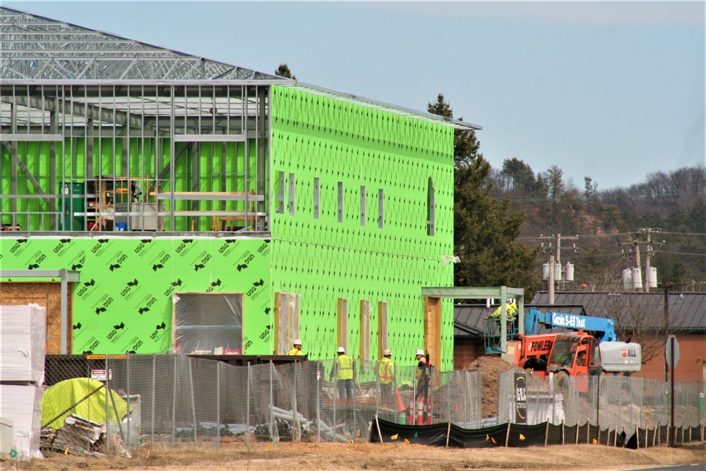 April 2023 construction operations of $11.96 million transient training brigade headquarters at Fort McCoy